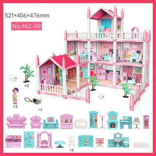 Buy 9-rooms Doll House Set