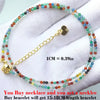 Fashion Faceted 2mm Beads Necklace | Mini Natural Stone Amethyst Quartz Agate Choker