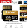 High Capacity Lenovo 512GB Memory Card Micro TF SD TF Cards SD Cards 128GB Class 10 32GB V30 for Driving Recorder/PC/Mac