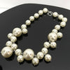 Elegant Imitation Pearl Women's Necklace Big Pearls Beads Choker Necklaces Party Wedding Bride Necklace Jewelry Girls Gifts
