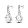 925 Sterling Silver Hoop Earrings with Zircon | Classic U-Shaped Women Jewelry