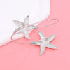 New Fashion Golden Alloy 2 Starfish Arm Bracelet for Women  Summer Beach \Dance Party Cuff Bracelets Jewlery Accessories Gifts