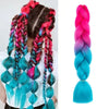 24Inch Jumbo Braid Hair Extensions | Long Straight Yaki Pre Stretched Synthetic Hair
