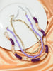 3 pieces/set Bohemian Acrylic Bamboo Beads Choker Necklace Set for Women Chunky Tube Necklaces 2024 Accessories Jewelry