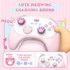 Kawaii Meowing Neko Wireless Controller With Charging Dock NS