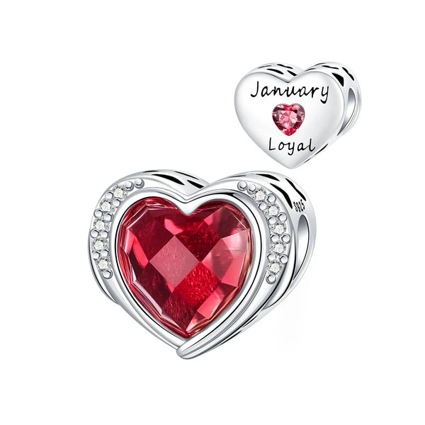 Birthstone Eternity Charms Jewelry Gift