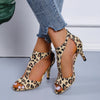 Leather High Heels Shoes