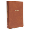 Nkjv, Foundation Study Bible, Large Print, Leathersoft, Brown, Red Letter, Thumb Indexed, Comfort Print: Holy Bible, New King James Version - Imitation Leather