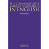 The Communicative Value of Intonation in English - Paperback