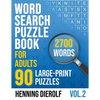 Word Search Book for Adults: 90 Large-Print English Puzzles - Paperback