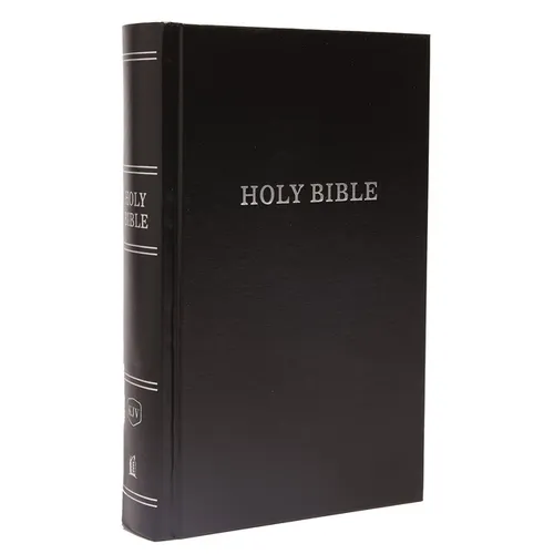 KJV, Pew Bible, Large Print, Hardcover, Black, Red Letter Edition - Hardcover