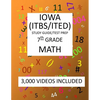 7th Grade IOWA ITBS ITED, 2019 MATH, Test Prep: 7th Grade IOWA TEST of BASIC SKILLS, EDUCATIONAL DEVELOPMENT 2019 MATH Test Prep/Study Guide - Paperback
