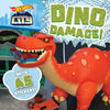 Hot Wheels City: Dino Damage!: Car Racing Storybook with 45 Stickers for Kids Ages 3 to 5 Years - Paperback