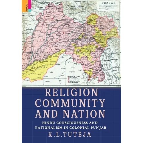 Religion, Community and Nation: Hindu Consciousness and Nationalism in Colonial Punjab: Hindu Consciousness and Nationalism in Colonial Punjab - Hardcover