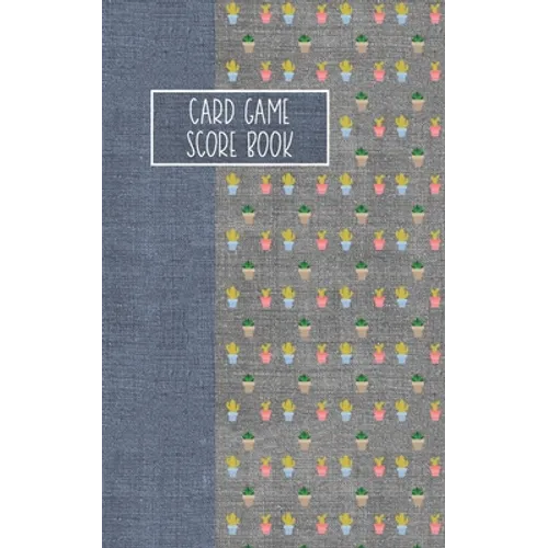Card Game Score Book: For Tracking Your Favorite Games - Catcus - Paperback
