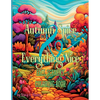 Autumn Spice & Everything Nice Fall Scenery Coloring Book - Paperback
