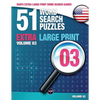 Sam's Extra Large-Print Word Search Games - 51 Word Search Puzzles, Volume 3: Brain-stimulating puzzle activities for many hours of entertainment - Paperback