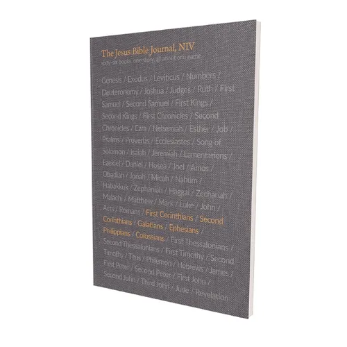 The Jesus Bible Journal, 1 Corinthians - Colossians, Niv, Paperback, Comfort Print - Paperback