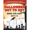 Halloween Dot to Dot Book For Kids Ages 4-6: Fun and Learning Connect the Dot Puzzles for Kindergarten and Preschool Children (Happy Halloween Activit - Paperback
