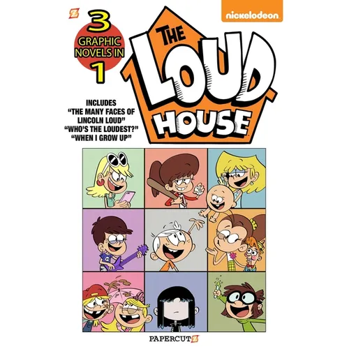 The Loud House 3-In-1 #4: The Many Faces of Lincoln Loud, Who's the Loudest? and the Case of the Stolen Drawers - Paperback