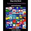Flags of the World Series (Oceania and Antartica), adult coloring book - Paperback