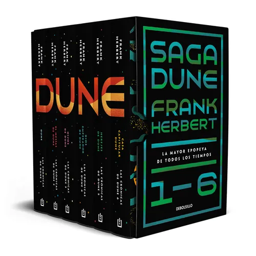 Estuche Saga Dune 1-6. La Mayor Epopeya de Todos Los Tiempos / Dune Saga Books 1-6. the Greatest Epic Adventure of All Time (Boxed Collection) - Paperback