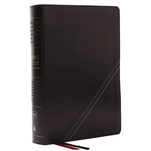 Nkjv, Word Study Reference Bible, Leathersoft, Black, Red Letter, Comfort Print: 2,000 Keywords That Unlock the Meaning of the Bible - Imitation Leather