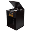 Victor Boyleston 7-in-1 3-Speed Turntable Music Center w Album Storage and USB Port