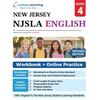 New Jersey Student Learning Assessments (NJSLA) Test Practice: Grade 4 English Language Arts Literacy (ELA) Practice Workbook and Full-length Online A - Paperback