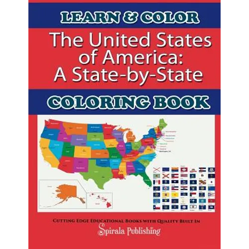 The United States of America: A State-By-State Coloring Book - Paperback