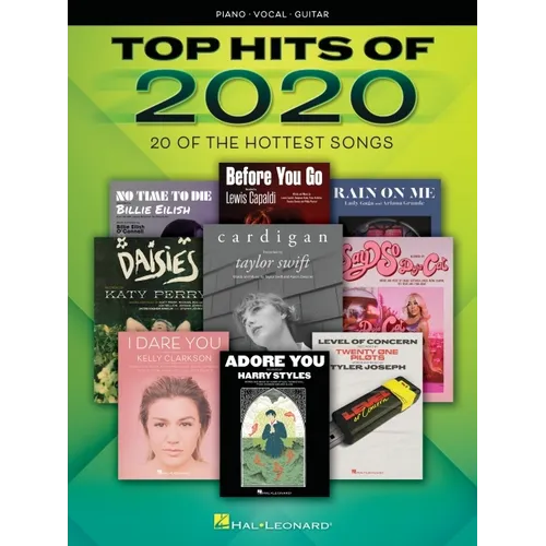 Top Hits of 2020: 20 of the Hottest Songs Arranged for Piano/Vocal/Guitar - Paperback