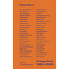 Writings on Art 1980-2005: By Robert Storr - Hardcover