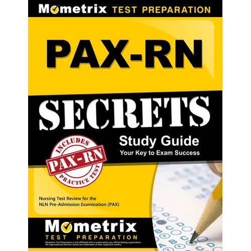 PAX-RN Secrets Study Guide: Nursing Test Review for the NLN Pre-Admission Examination (PAX) - Paperback