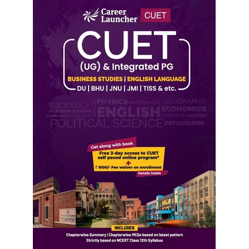 Cuet 2022: Business Studies and English Guide - Paperback