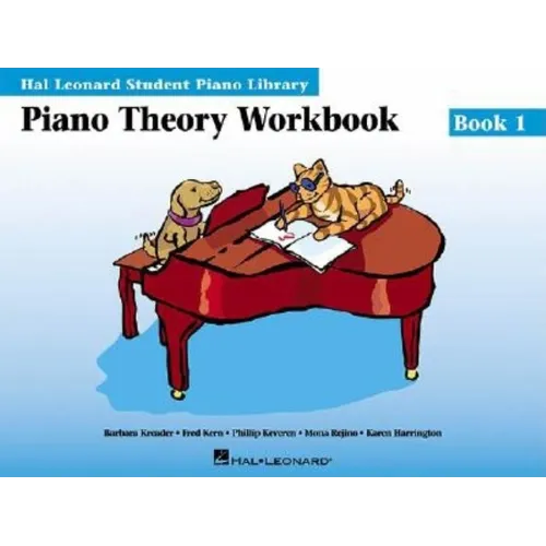Piano Theory Workbook Book 1 Hal Leonard Student Piano Library Beginner Piano Sheet Music and Theory Book Fun Exercises and Lessons for Kids and Adult - Paperback
