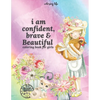i am confident brave and beautiful: coloring book for girls, build your girl confidence large print * coloring life * - Paperback
