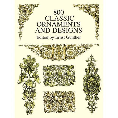 800 Classic Ornaments and Designs - Paperback