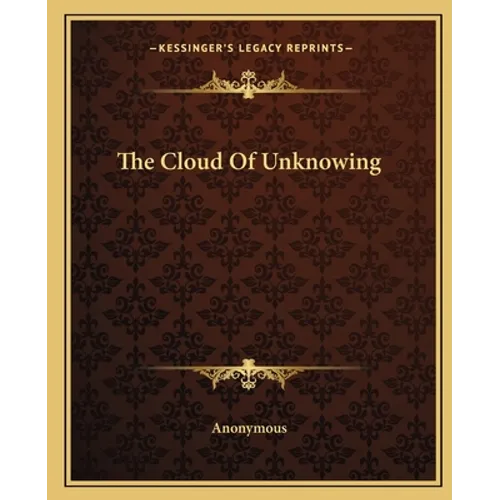 The Cloud Of Unknowing - Paperback
