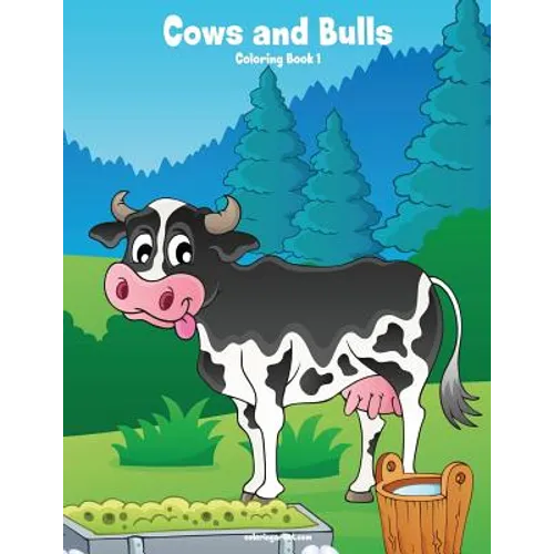 Cows and Bulls Coloring Book 1 - Paperback