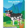 Cows and Bulls Coloring Book 1 - Paperback