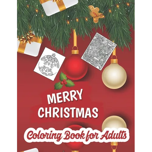 Christmas coloring book for adults: adult christmas coloring books - Paperback