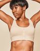 Wilderness Front‑Closure Cotton Bralette - Beige