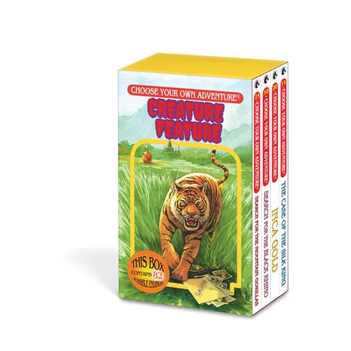 Choose Your Own Adventure 4-Book Boxed Set Creature Feature Box (the Case of the Silk King, Inca Gold, Search for Black Rhino, Search for Mountain Gor - Boxed Set