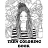 Teen Coloring Book: Cute Coloring Book for Teen Girls - Paperback