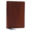 Encountering God Study Bible: Insights from Blackaby Ministries on Living Our Faith (Nkjv, Brown Leathersoft, Red Letter, Comfort Print, Thumb Indexed - Imitation Leather