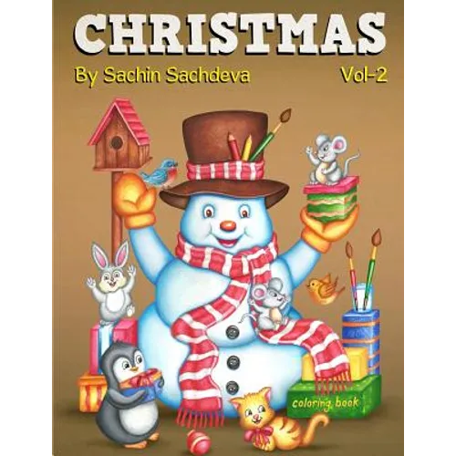 Christmas Coloring Book for Kids: Winter Season Book for Boys & Girls - Paperback