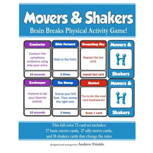 Movers & Shakers: Brain Breaks Physical Activity Game - Paperback