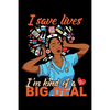 I Save Lives I'm Kind of a Big Deal: 6x9 100 Pages Nurse Quote Adult Coloring Book Weekly Schedule Afro Nurse Journal - Paperback