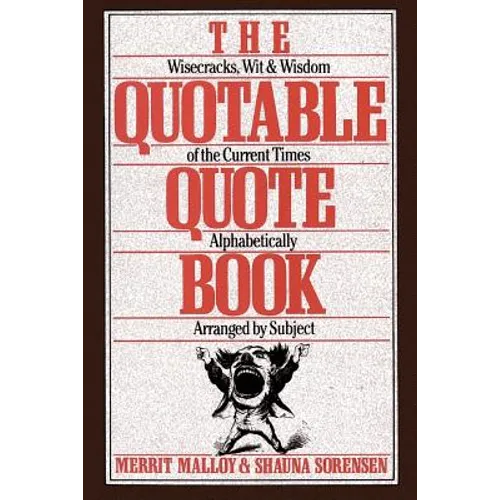 Quotable Quote Book - Paperback