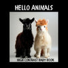 Hello Animals: High Contrast Baby Book - Paperback